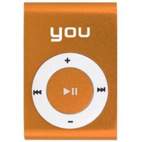 MP3 Player You Sound 8GB – Laranja, Rosa, Prata, Preto, Azul